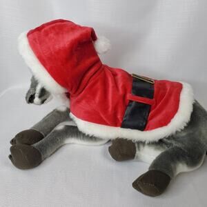 Dog Santa Jacket w/ Hood, size S